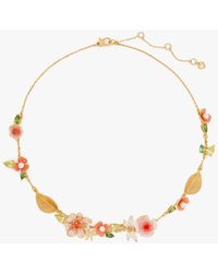 Kate Spade - Bloom In Color Scatter Necklace - Lyst
