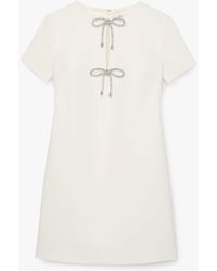 Kate Spade - Rhinestone Bow Kleid - Lyst