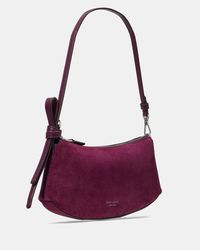 Kate Spade - Kate Spade Loop Suede Mini Bag - Lyst