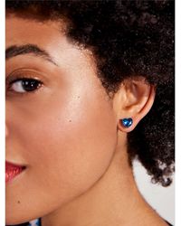 Kate Spade - Kate Spade My Love Heart Stud Earring - Lyst