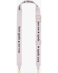 Kate Spade - Kate Spade Logo Webbing Bag Strap - Lyst