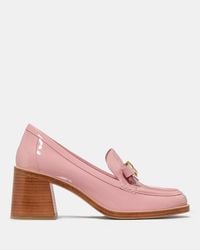 Kate Spade - Deco Bow Heeled Loafer - Lyst