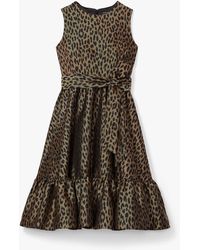 Kate Spade - Modern Leopard Kleid aus Brokat - Lyst