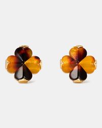 Kate Spade - Spade Flower Studs - Lyst