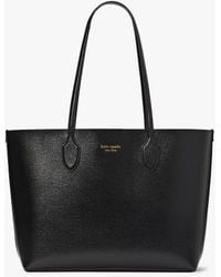 Kate Spade - Knott Colorblocked Leather & Suede Medium Crossbody Tote - Lyst