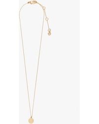 Kate Spade - Initial T Mini Pendant - Lyst