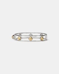 Kate Spade - Kate Spade Sculpted Spade Cut Out Bangle Bracelet - Lyst