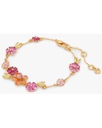 Kate Spade - Paradise Floral Line Bracelet - Lyst