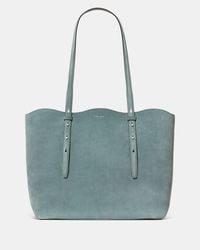 Kate Spade - Do It All Wavy Suede Tote Bag - Lyst