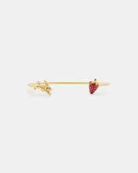 Kate Spade - Secret Garden Strawberry Cuff - Lyst