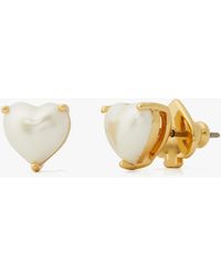 Kate Spade - My Love Heart Studs - Lyst