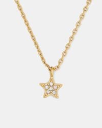 Kate Spade - Kate Spade You'Re A Gem Pave Mini Star Pendant - Lyst