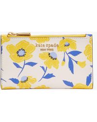 Kate Spade - Morgan Sunshine Floral Klapp-Portemonnaie aus PVC - Lyst