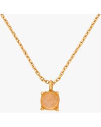 Kate Spade - Little Luxuries 6Mm Square Pendant - Lyst