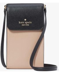 Kate Spade - Madison Handy-Umhängetasche im Längsformat aus Saffianleder in Blockfarben - Lyst