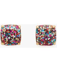 Kate Spade - Kate Spade Small Square Stud Earring - Lyst