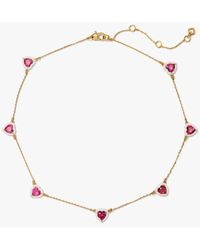 Kate Spade - Sweetheart Station Necklace - Lyst