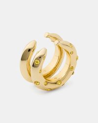 Kate Spade - Summer Daze Banana Stacked Rings - Lyst