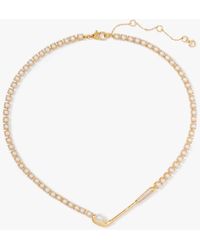 Kate Spade - Hole In One Club Tennis Necklace - Lyst