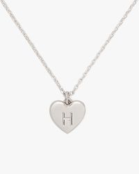Kate Spade - Initial Here H Pendant - Lyst