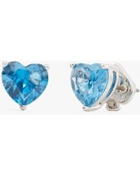 Kate Spade - Kate Spade My Love Heart Stud Earring - Lyst