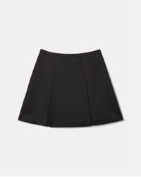 Kate Spade - Box Pleat Mini Skirt - Lyst