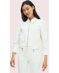 kate spade white denim jacket