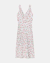 Kate Spade - Vibrant Buds Midi Slip Dress - Lyst