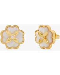 Kate Spade - Heritage Bloom Studs - Lyst