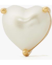 Kate Spade - Kate Spade My Love Heart Stud Earring - Lyst