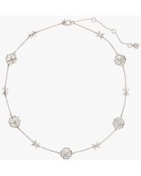 Kate Spade - Heritage Bloom Scatter Necklace - Lyst