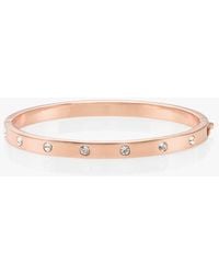 Kate Spade - Set In Stone Hinged Bangle - Lyst