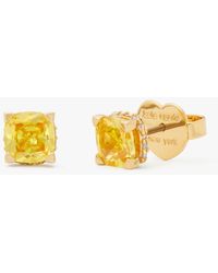 Kate Spade - Little Luxuries 6mm Square Studs - Lyst