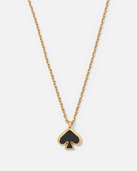 Kate Spade - Kate Spade Everyday Spade Enamel Mini Pendant - Lyst