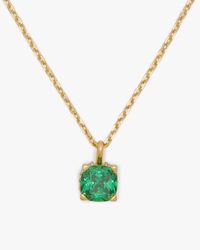 Kate Spade - Little Luxuries 6mm Square Pendant - Lyst