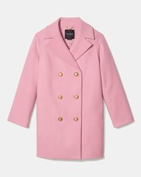 Kate Spade - Double Breasted Coat - Lyst