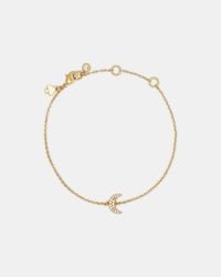 Kate Spade - Kate Spade You'Re A Gem Pave Moon Bracelet - Lyst