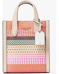 kate spade manhattan striped tote