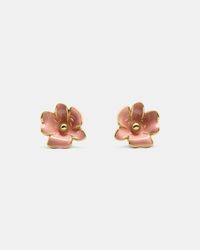 Kate Spade - Golden Bloom Flower Studs - Lyst