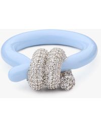 Kate Spade - Ropes & Knots Pave Ring - Lyst