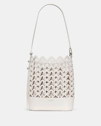 Kate Spade - Halo Woven Bucket Bag - Lyst