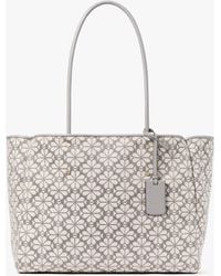 Kate Spade - Flower Jacquard Large Everything Tote - Lyst