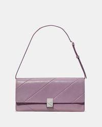 Kate Spade - Deco Glazed Leather Soft Shoulder Bag - Lyst