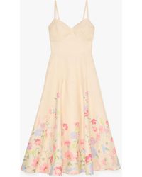 Kate Spade - Whimsical Garden Midi Dress - Lyst