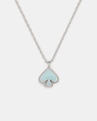 Kate Spade - Kate Spade Everyday Spade Enamel Mini Pendant - Lyst