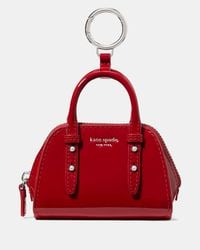 Kate Spade - Charmed Patent Nano Carryall Bag Charm - Lyst