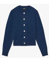 Kate Spade - Pearl Button Nell Cardigan - Lyst