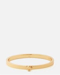 Kate Spade - Everyday Spade Thin Metal Bangle - Lyst