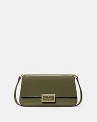 Kate Spade - Reegan Patent Mini Flap Crossbody - Lyst