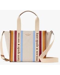 Kate Spade - Kip Stripe Small Tote,Color - Lyst